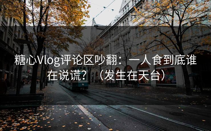 糖心Vlog评论区吵翻：一人食到底谁在说谎？（发生在天台）